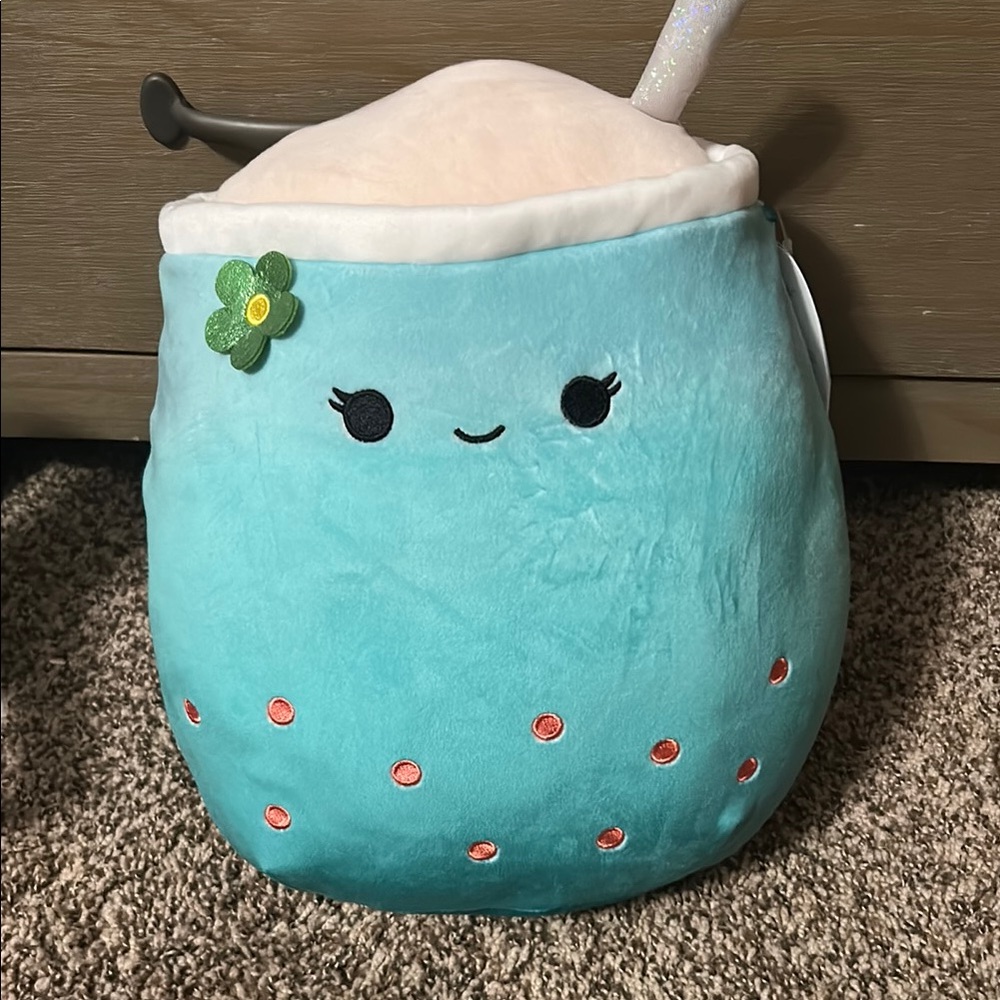 Teal Plush Home Accent